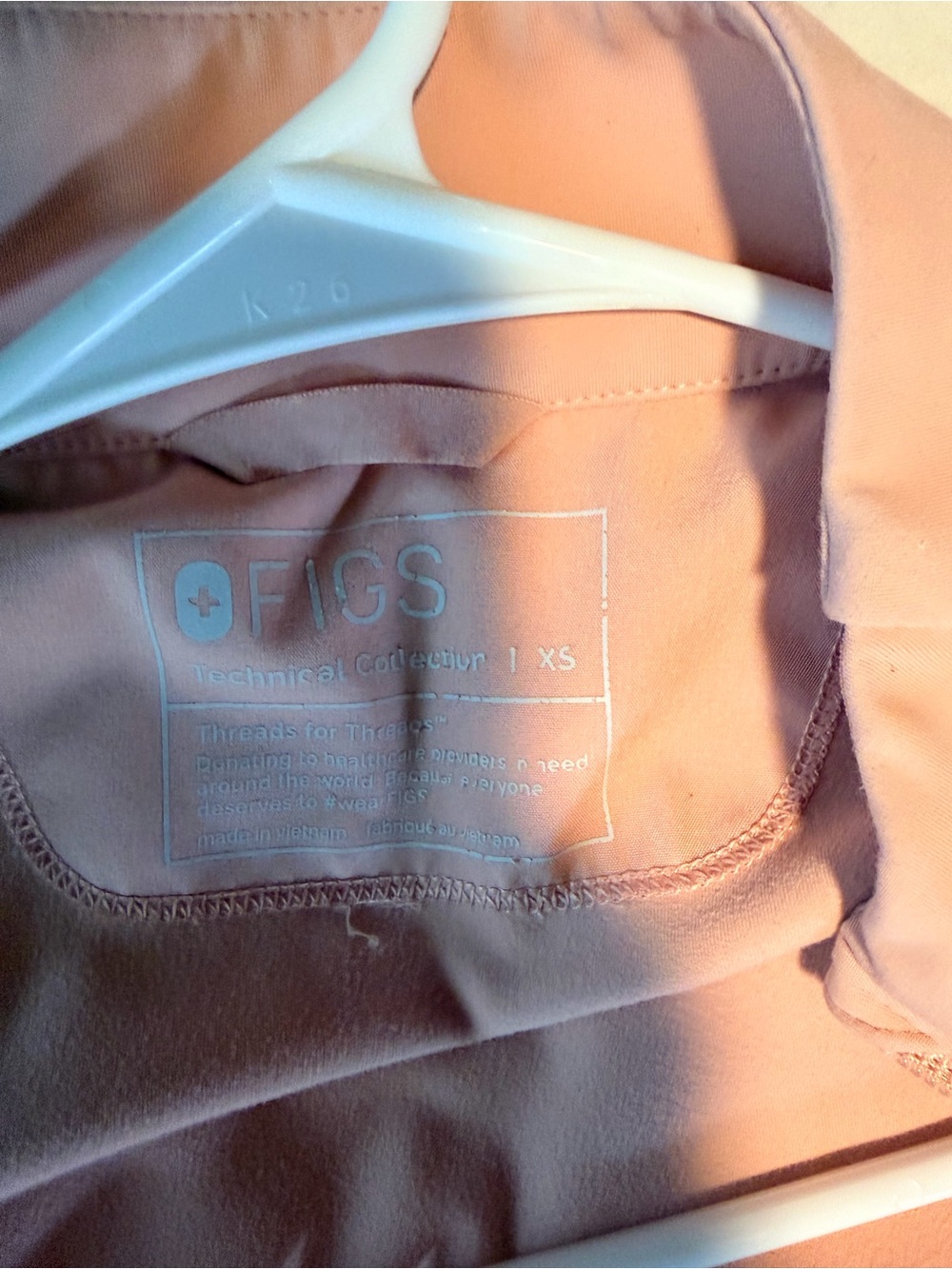 On shift contour knit jacket- pink sand - Picture 5 of 5